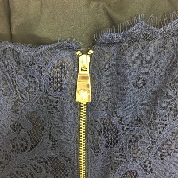 NWT Kate Young for Target blue lace & satin dress - Picture 5 of 9